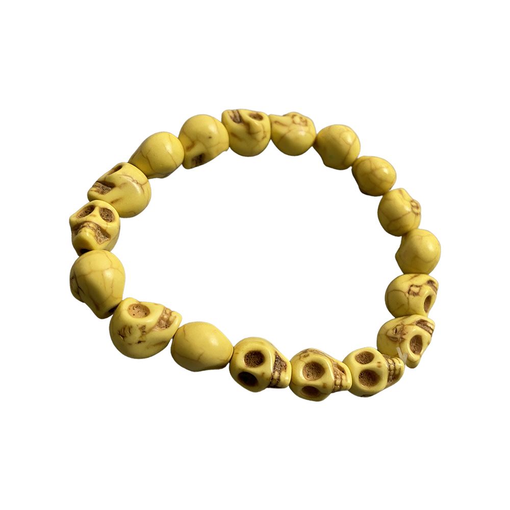 Skull Bracelet, Dyed Howlite