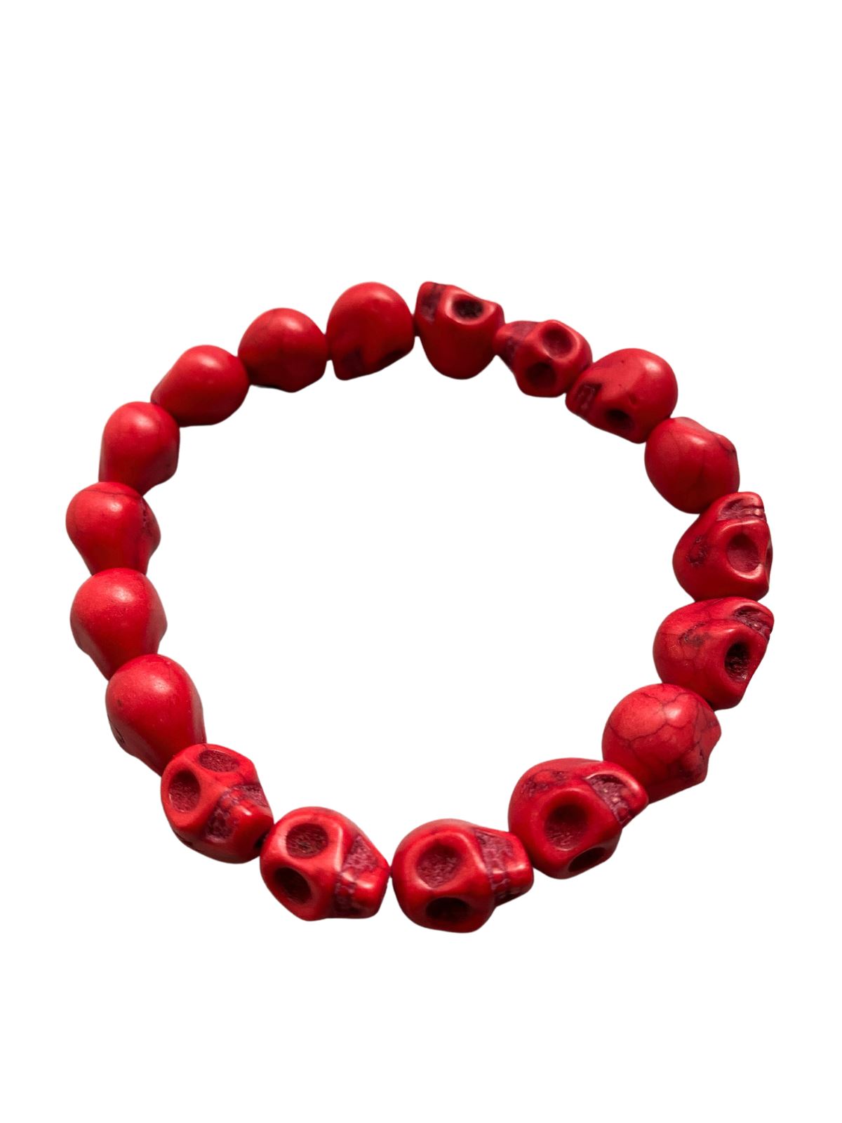 Skull Bracelet, Dyed Howlite