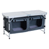 Outsunny Picnic Table Camping Folding Portable Dining Storage Garden Outdoor