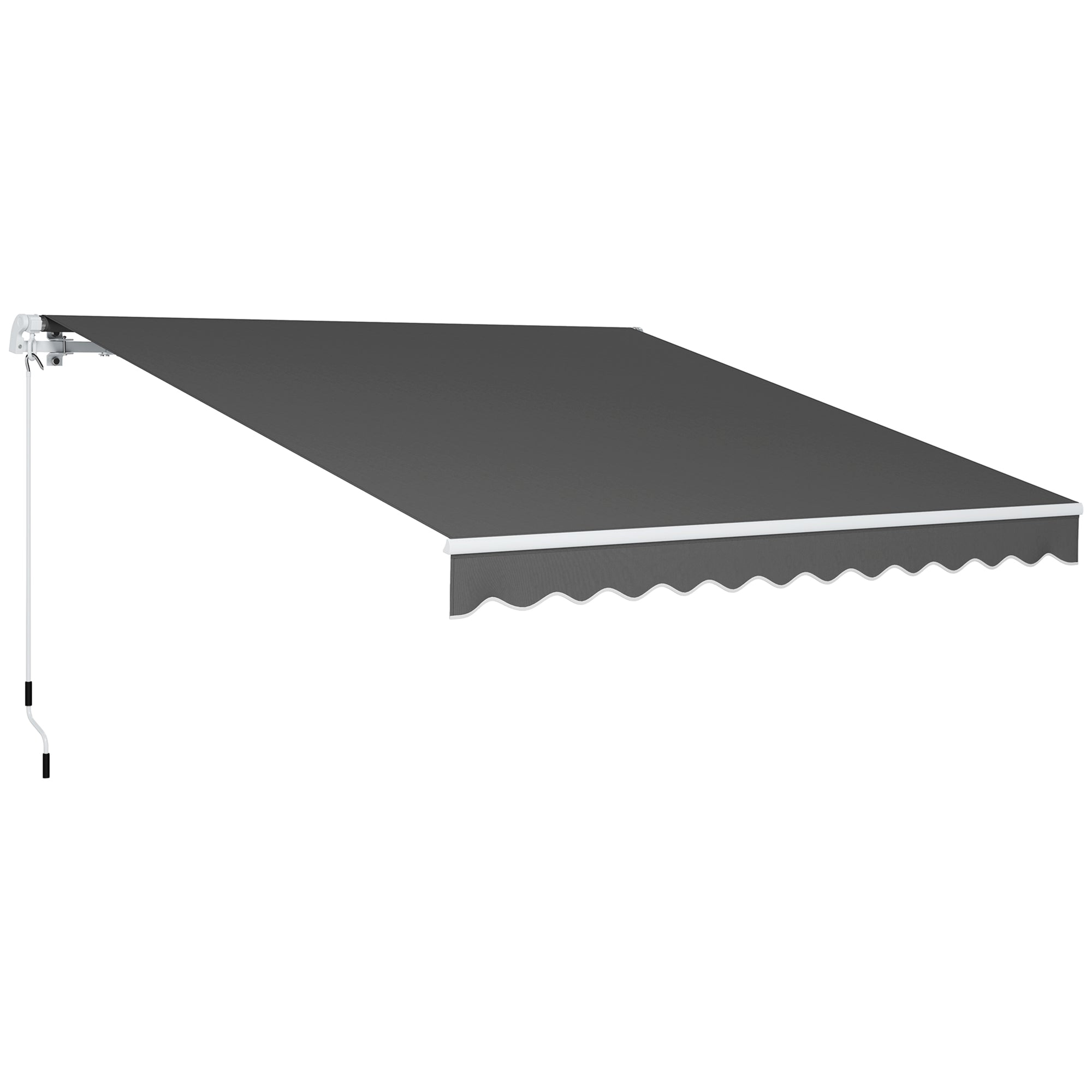 Outsunny 2.95 x 2.5m Canopy Sun Shade Shelter with Crank Handle