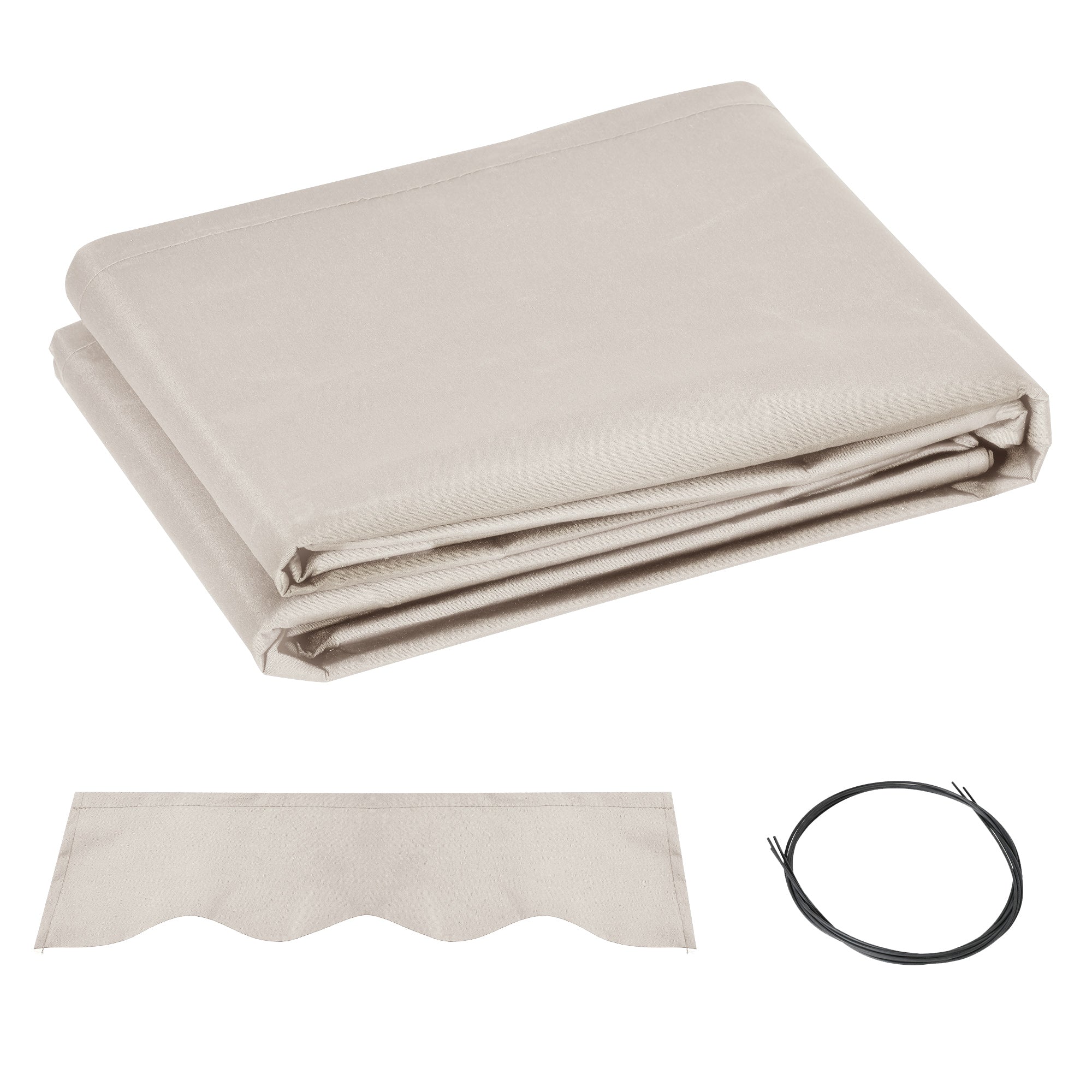 Outsunny Replacement Canopy for 3 x 2.5 m Awning (Fabric Only)