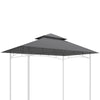 Outsunny Grill Gazebo Cover Roof Replacement for 1.5 x 2.4m Frame