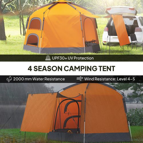 Outsunny 2-4 Person Tent, Instant Pop Up Camping Tent