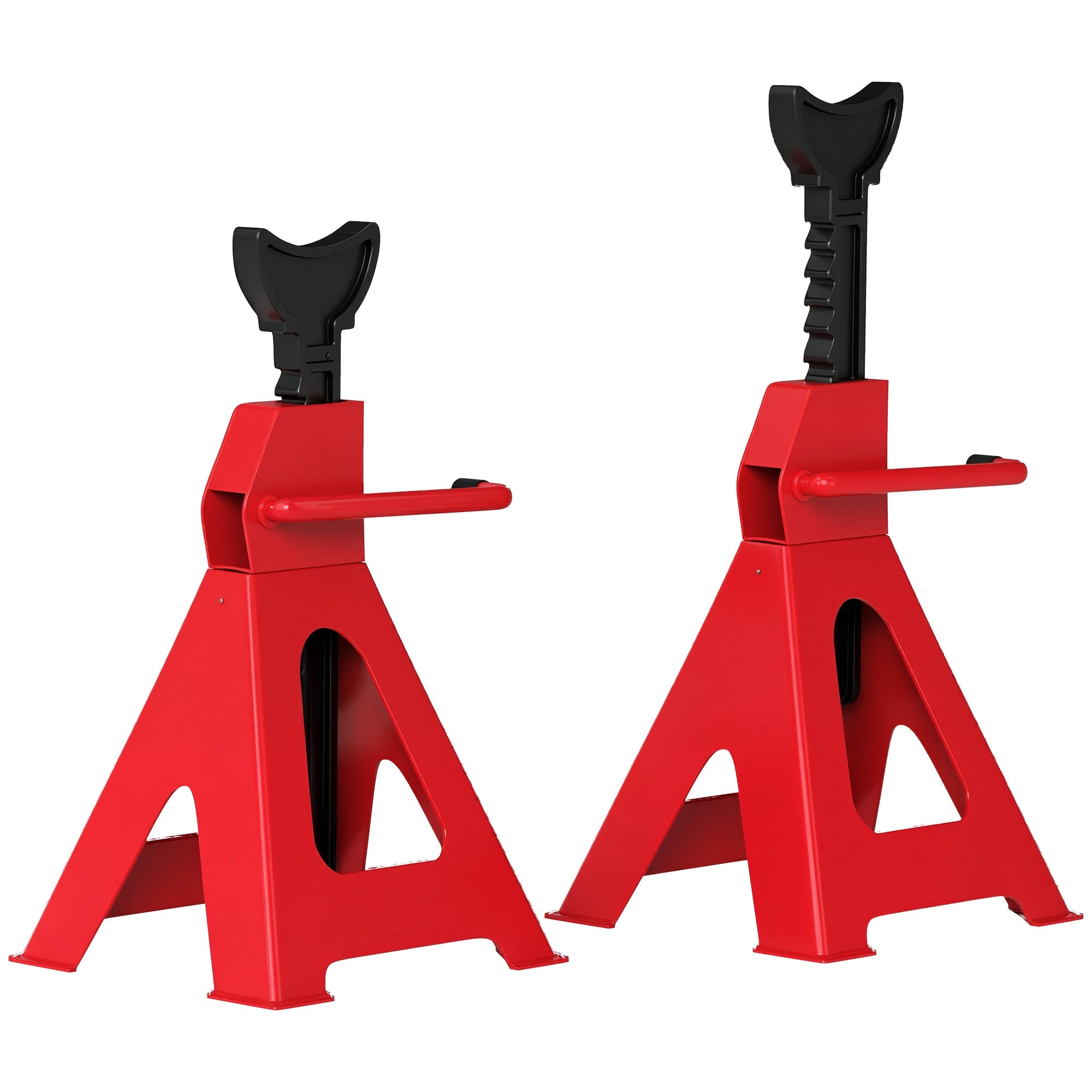 HOMCOM 3 Ton Axle Stands, Adjustable Car Jack Stands, Pack of 2