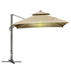 Outsunny 3 x 3(m) Cantilever Umbrella Power Bank Solar Cold