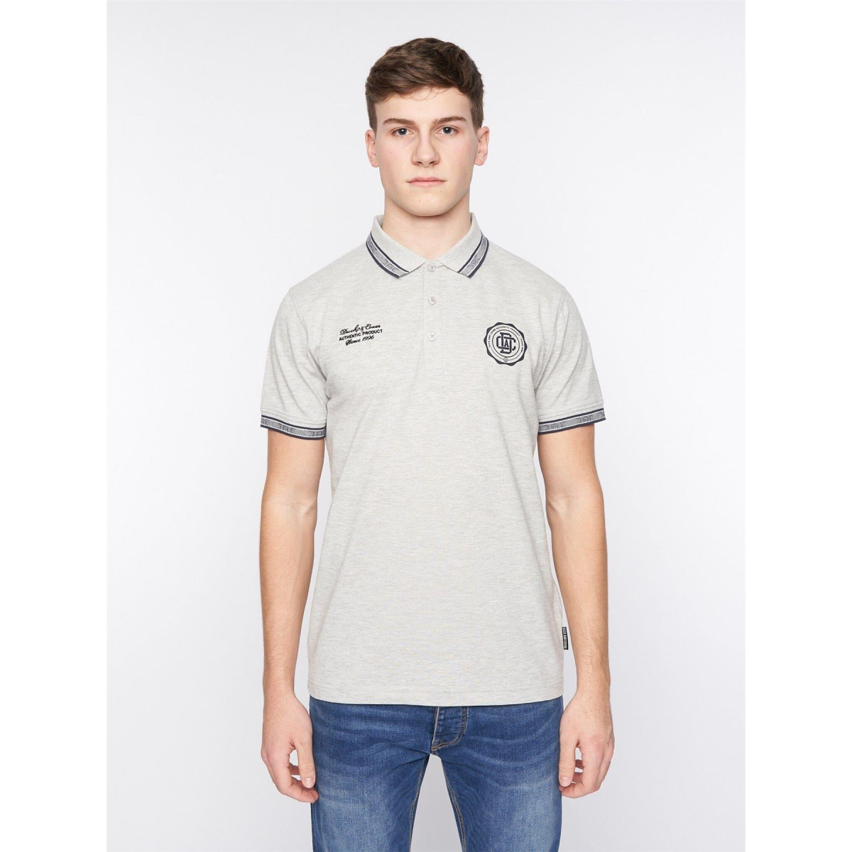Keyaan Polo Grey Marl
