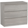 HOMCOM Chest of Drawers, 3 Drawer Storage Cabinet Unit for Bedroom