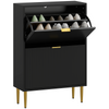 HOMCOM Slim Shoe Storage Cabinet with 2 or 3 or 4 Flip Drawers for Hallway