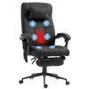 Vinsetto Fabric Vibration Massage Office Chair with Heat, Head Pillow
