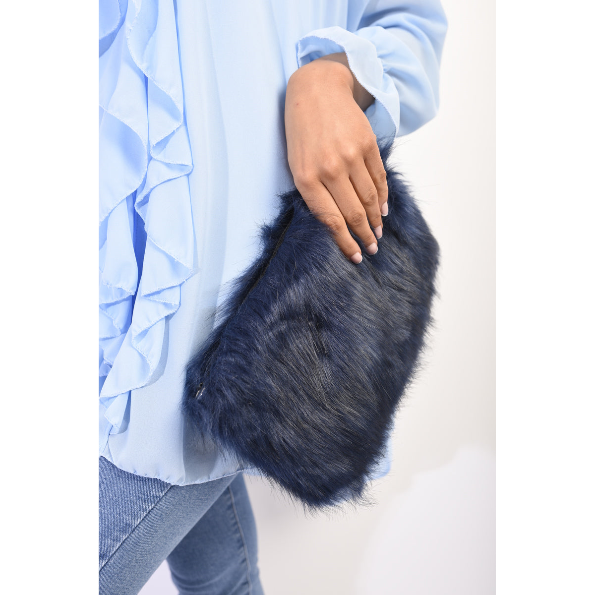 Faux Fur Shoulder Bag