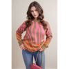 Zebra Stripe Knitted Jumper