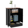 PawHut Dog Feeding Station with Storage, Pet Feeding Station with Dog Bowls