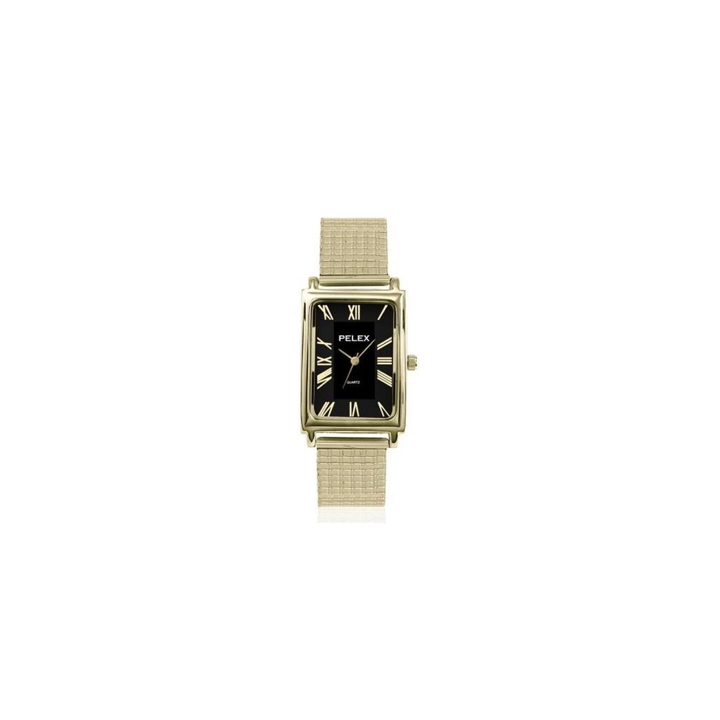 PELEX Mens Roman Numerals Expander Bracelet Quartz Watch PLX-021 Available Multiple Colour