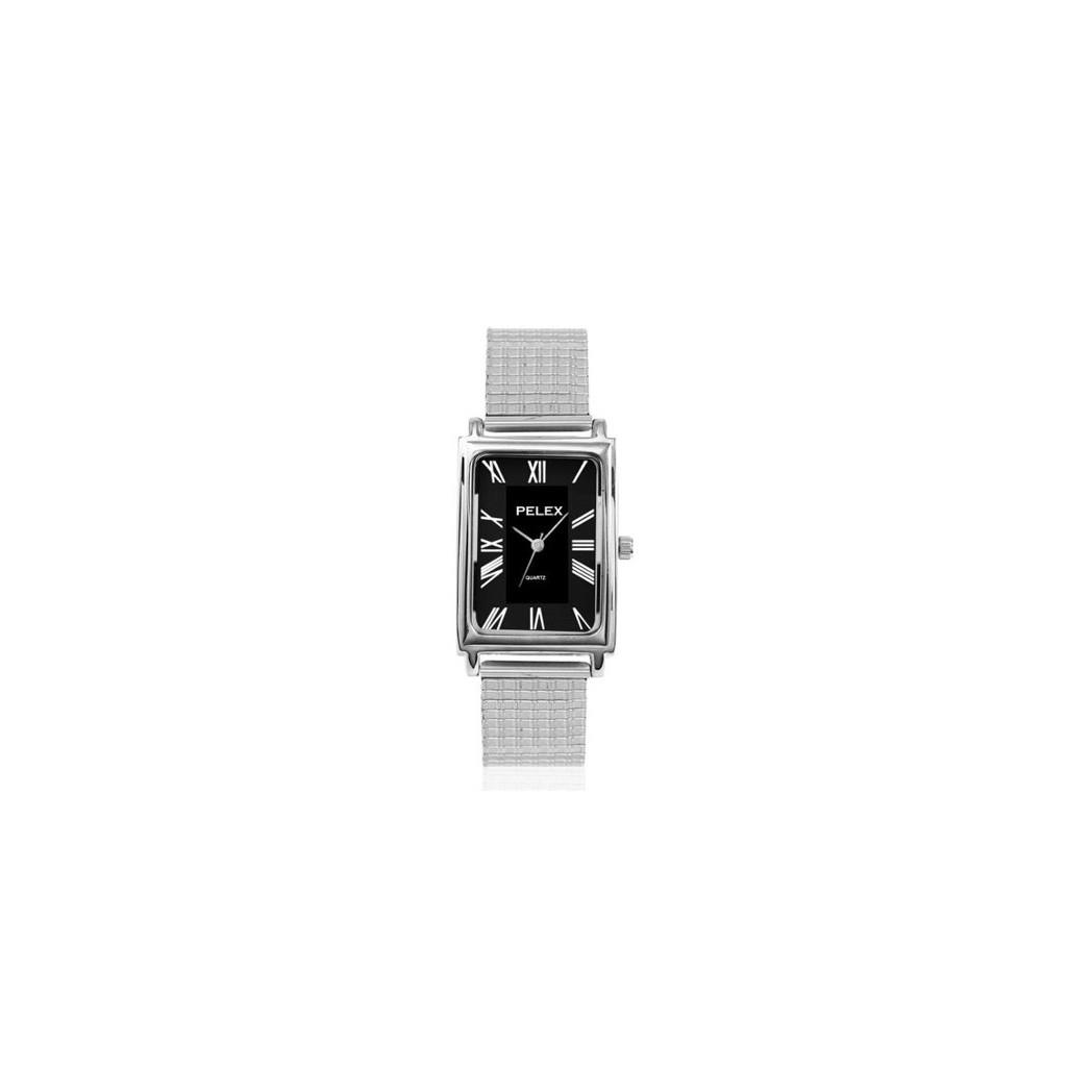 PELEX Mens Roman Numerals Expander Bracelet Quartz Watch PLX-021 Available Multiple Colour