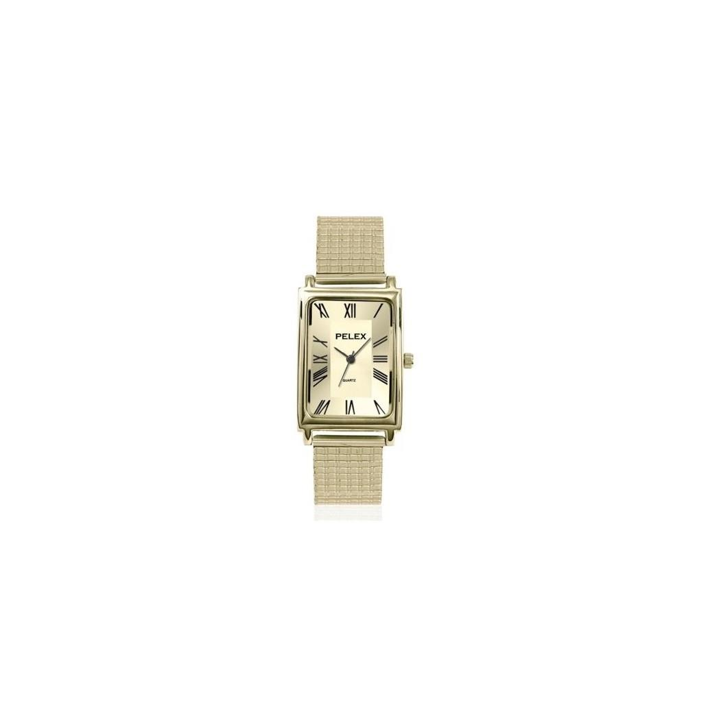 PELEX Mens Roman Numerals Expander Bracelet Quartz Watch PLX-021 Available Multiple Colour