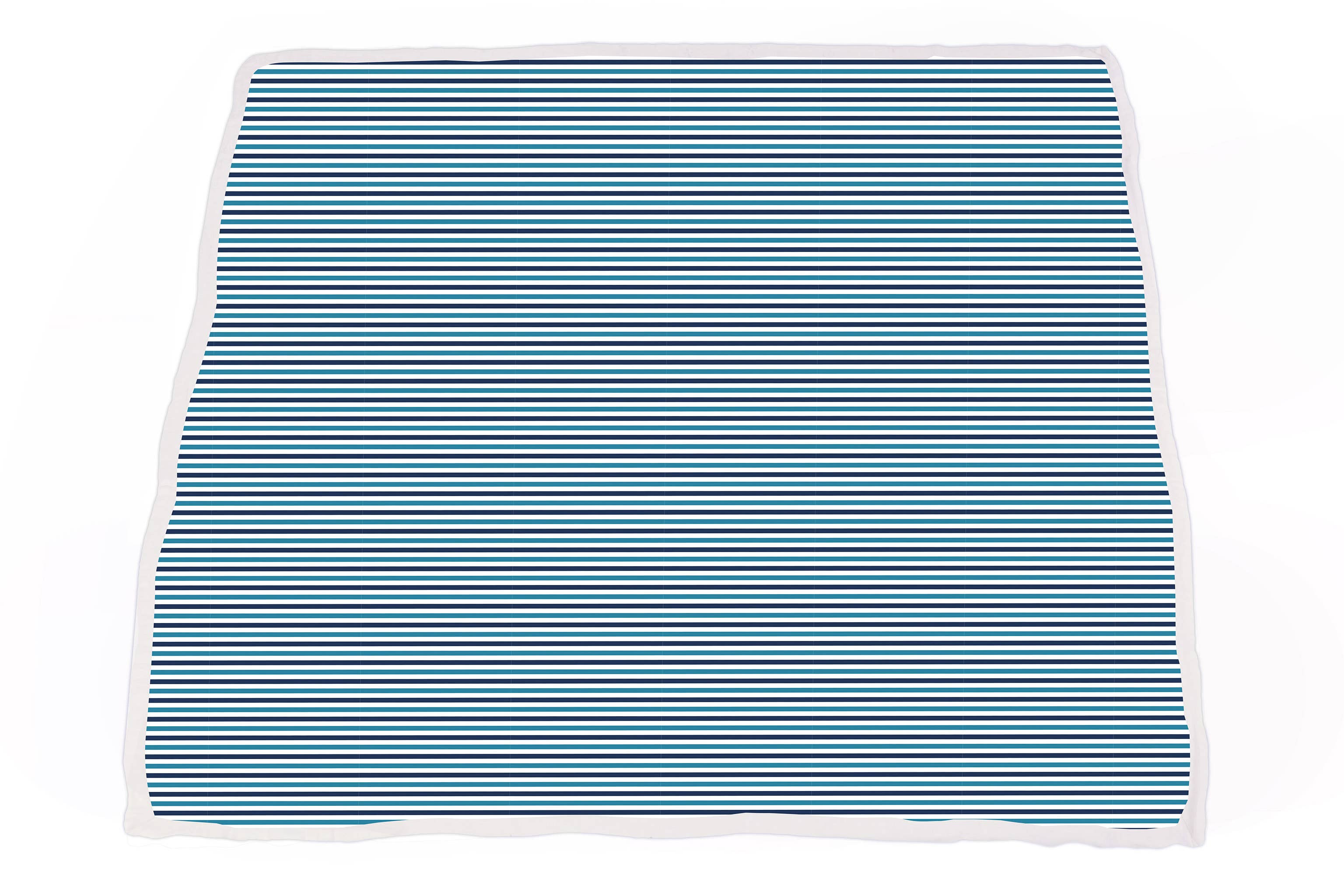 Vintage Steam Trains and Blue Stripe Newcastle Blanket