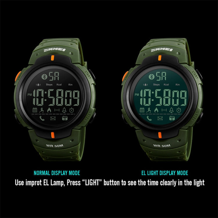 SKMEI 1301 Multifunction 50m Waterproof Sports Bluetooth Smart Watch, Compatible with Android & iOS System