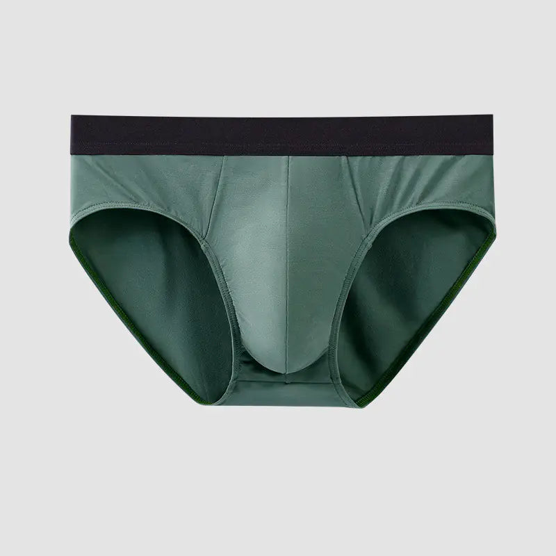 Men's Antibacterial Breathable Mid-Waist Briefs