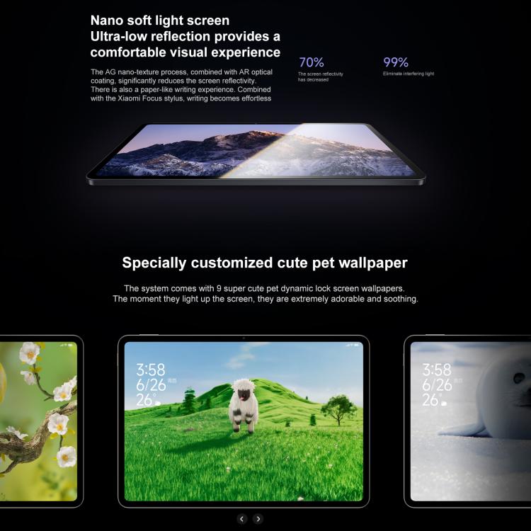 Xiaomi Pad 7S Pro 12.5 inch, 8GB+256GB, HyperOS 2, XRING O1 3nm Deca Core CPU, 8GB+256GB