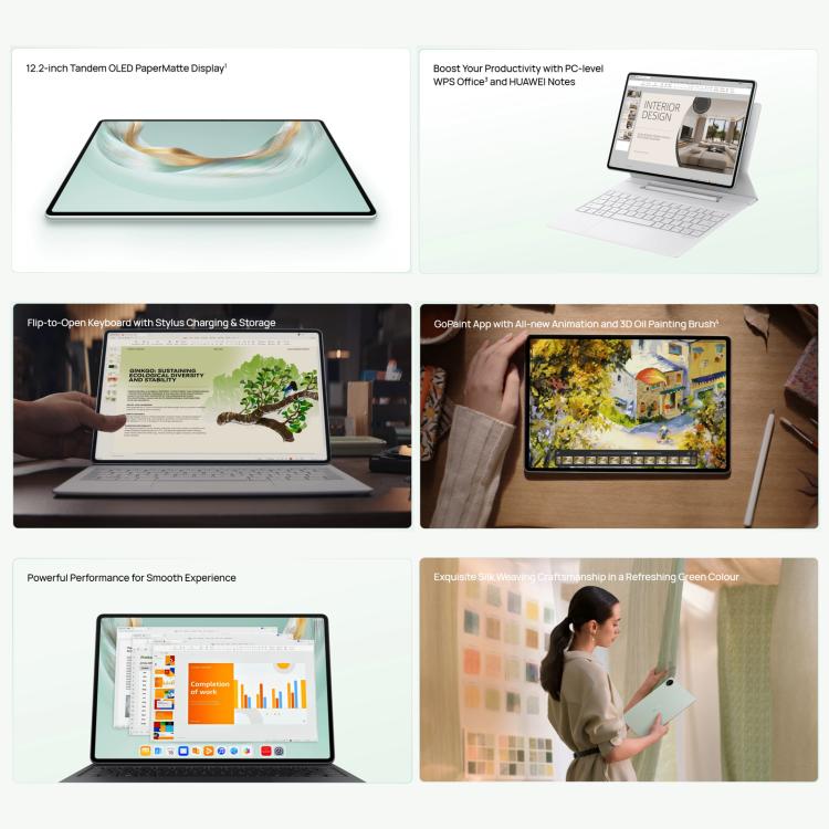 HUAWEI MatePad Pro 12.2 inch 2025 WiFi, 12GB+256GB, HarmonyOS 5.0 Hisilicon Kirin 9020A, Not Support Google Play, 12GB+256GB