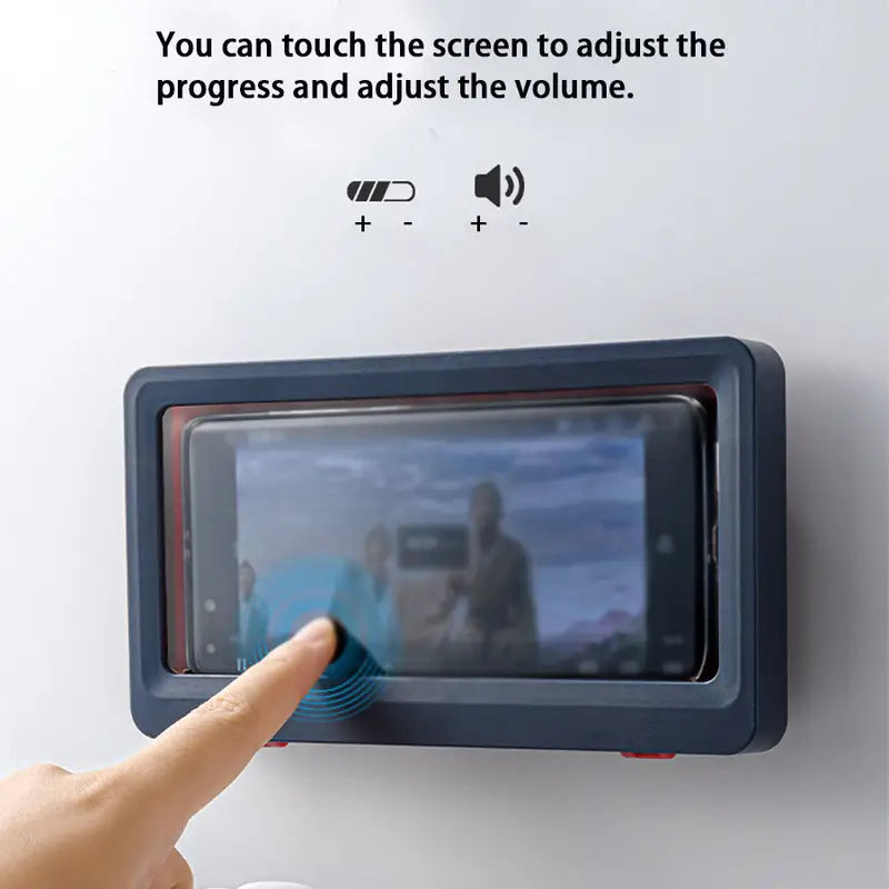 Waterproof Wall-Mounted Phone Holder – Hands-Free