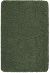 Washable Forest Green Shaggy Rug