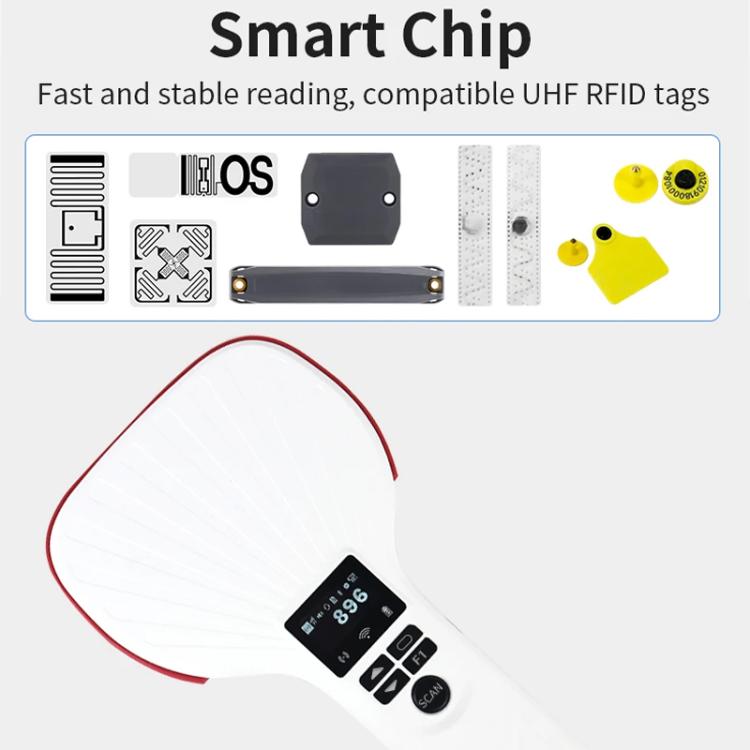 E710 Chip Long Range RFID UHF Portable Handheld Bluetooth Reader, Style: Enhanced