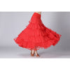 Sequin Swing Modern Dance Long Skirt Competition Costume, Free Size
