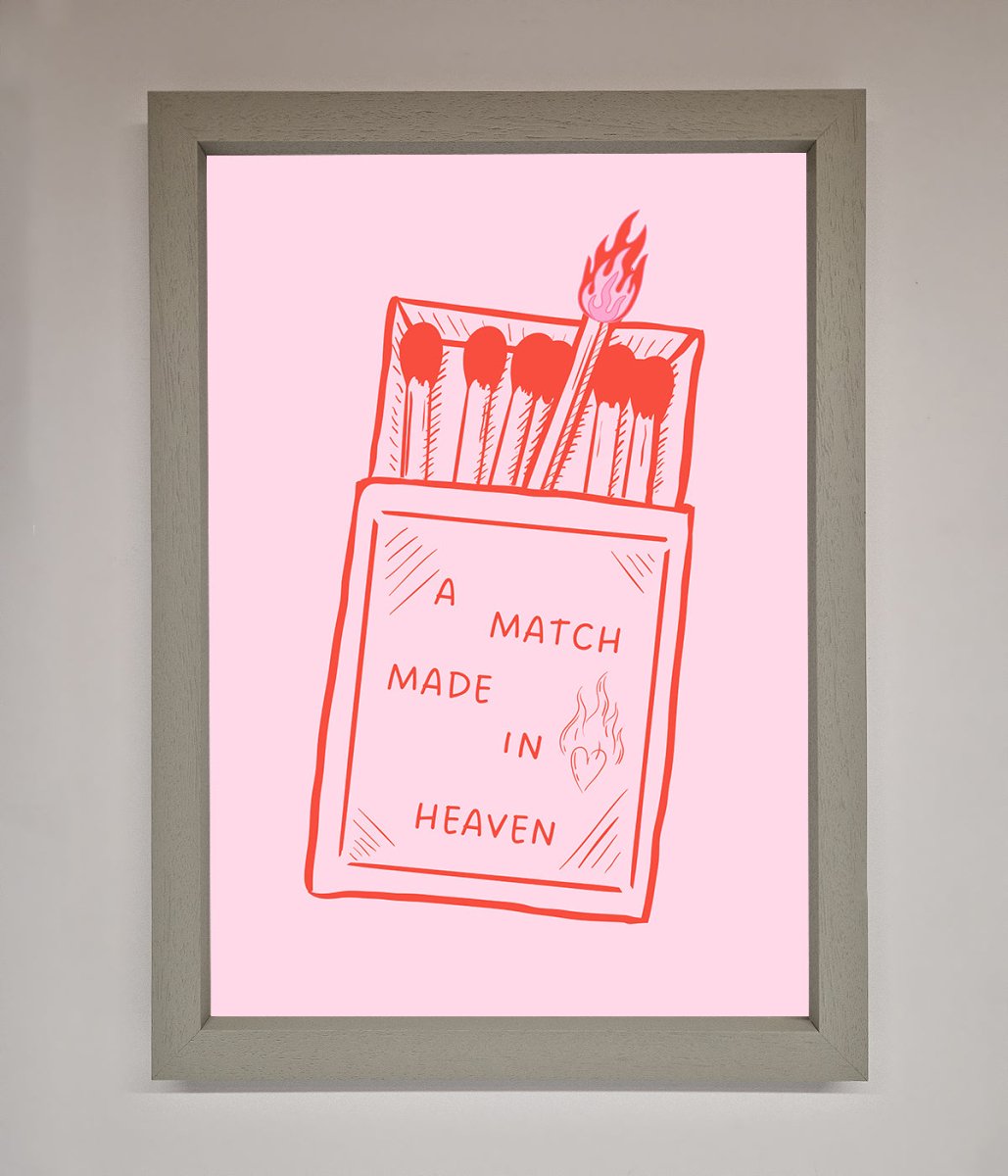 A Match Made In Heaven Framed Wall Art - Zestio