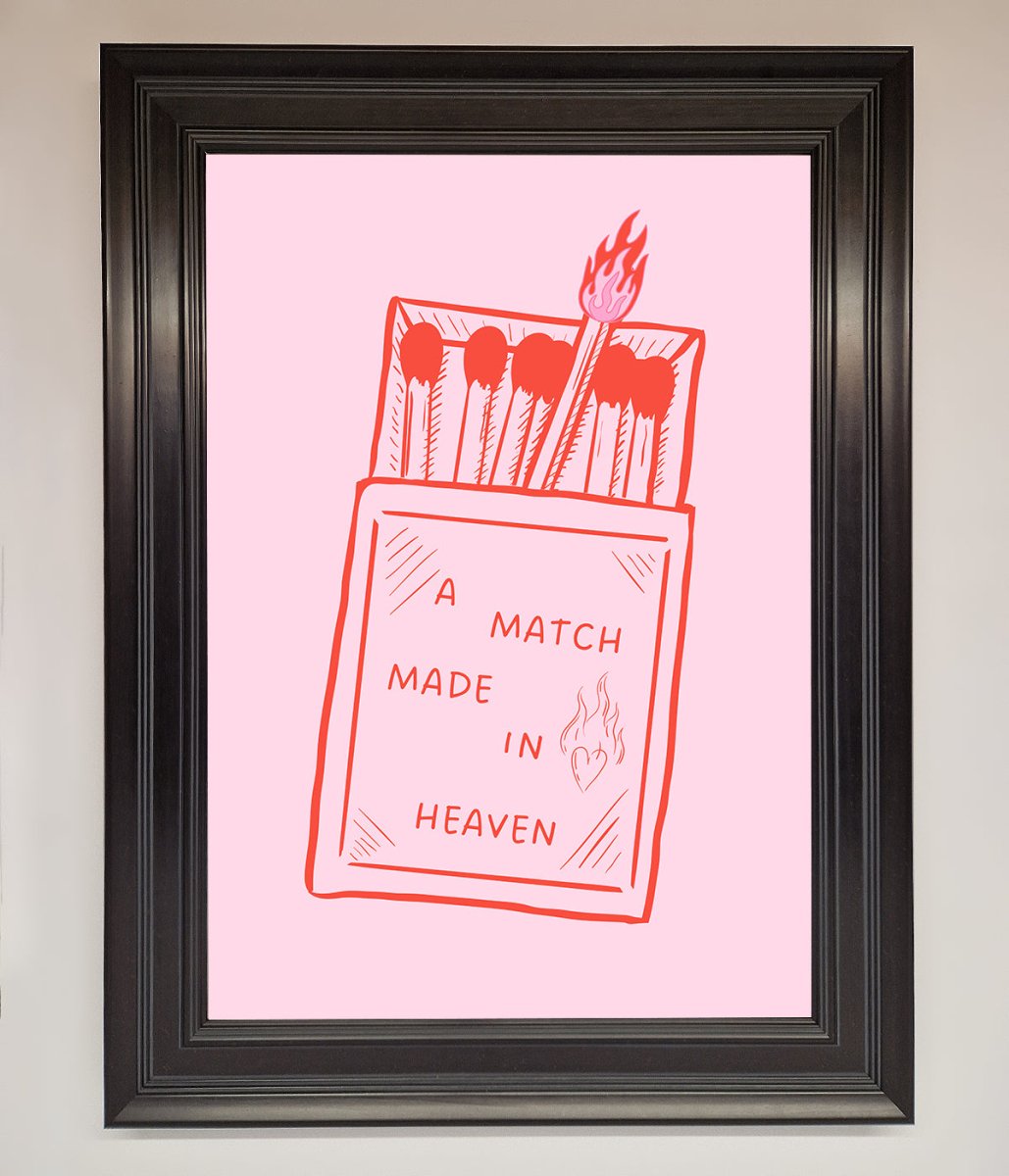 A Match Made In Heaven Framed Wall Art - Zestio