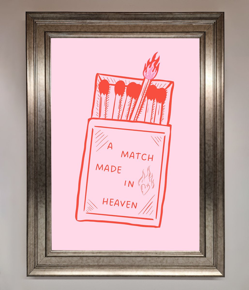 A Match Made In Heaven Framed Wall Art - Zestio