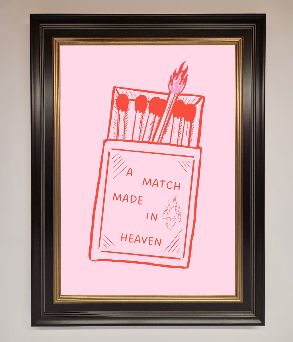 A Match Made In Heaven Framed Wall Art - Zestio
