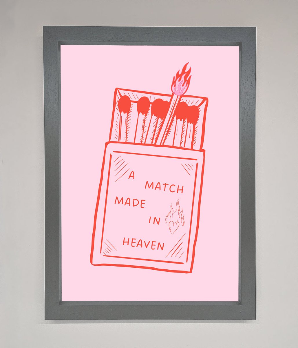 A Match Made In Heaven Framed Wall Art - Zestio