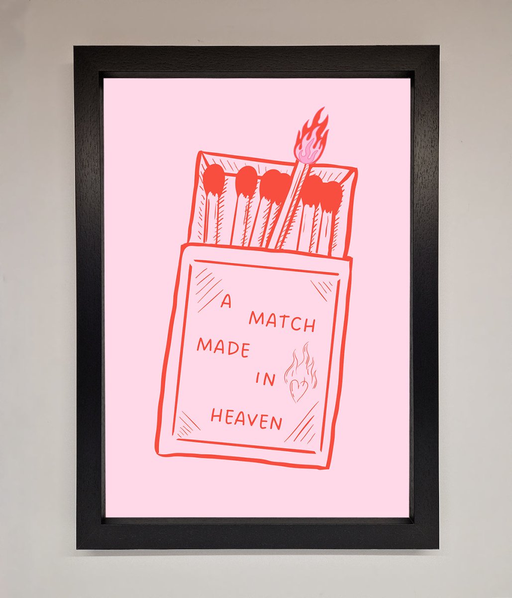 A Match Made In Heaven Framed Wall Art - Zestio