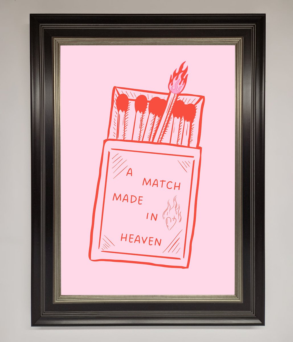 A Match Made In Heaven Framed Wall Art - Zestio