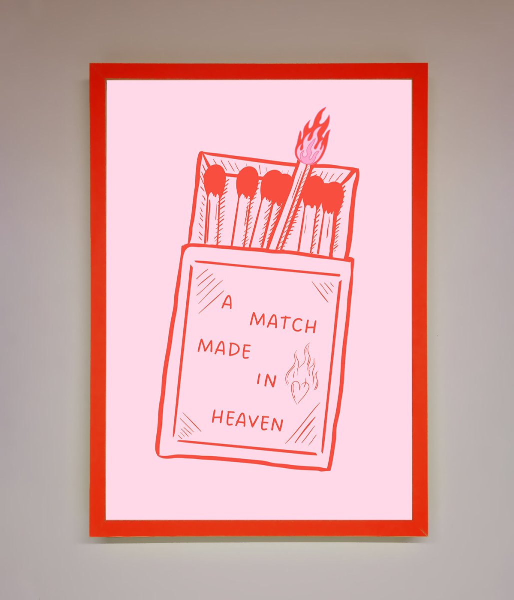 A Match Made In Heaven Framed Wall Art - Zestio