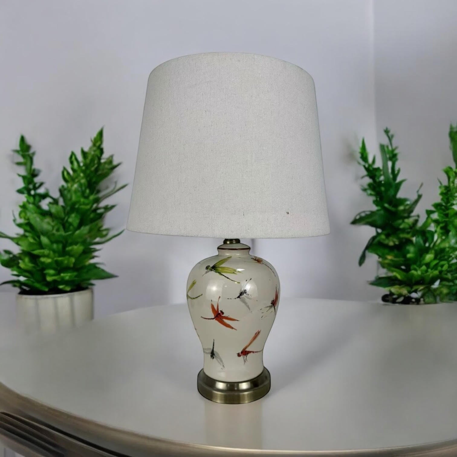 37CM LAMP AND SHADE