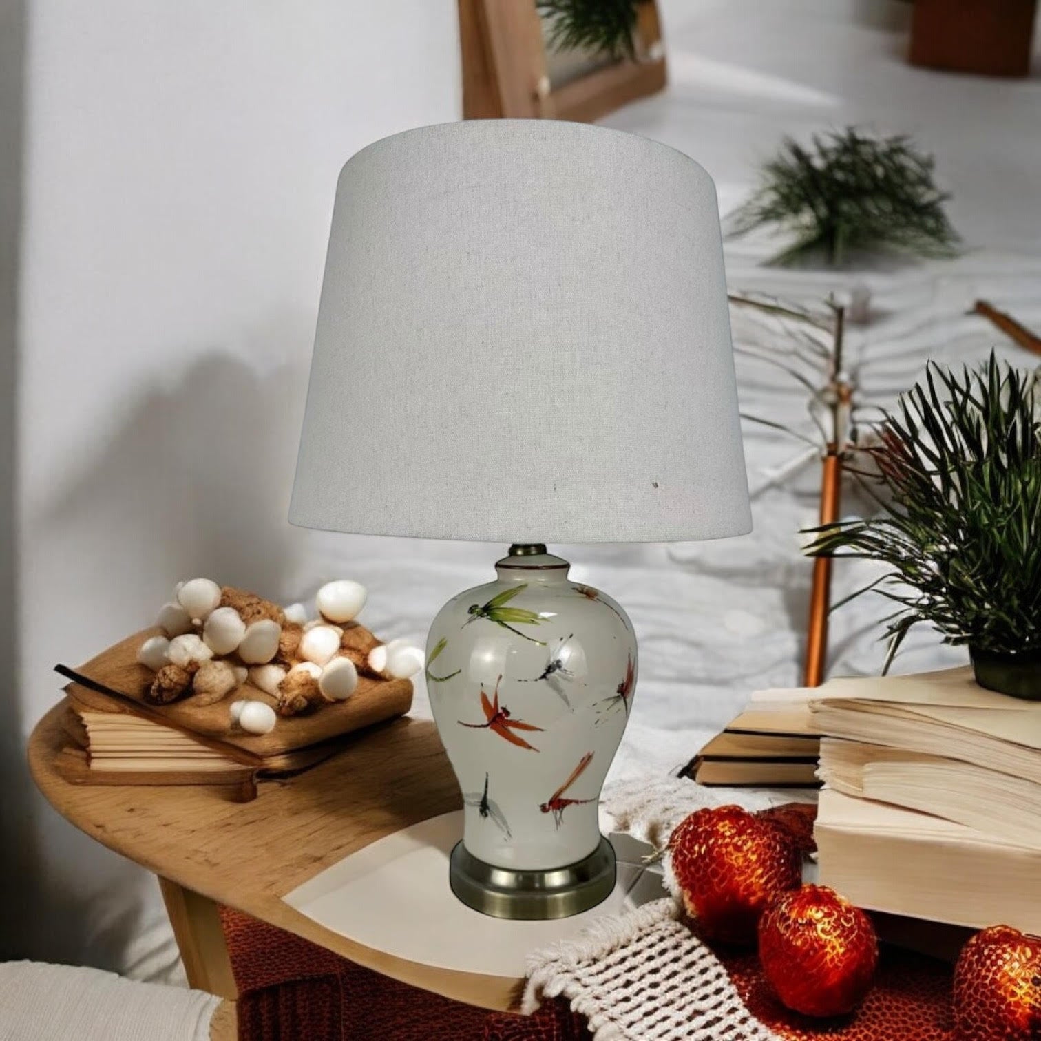 37CM LAMP AND SHADE
