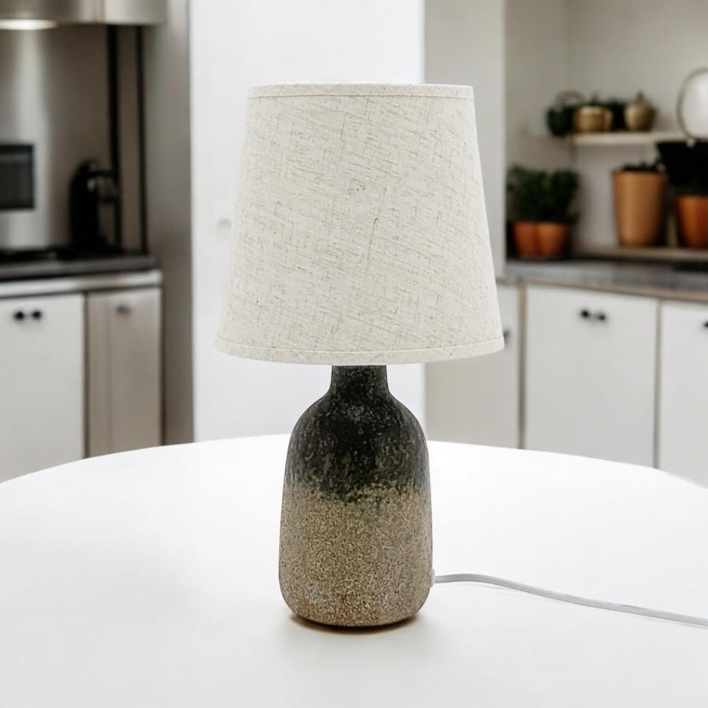 52CM HAND FINISHED LAMP AND SHADE