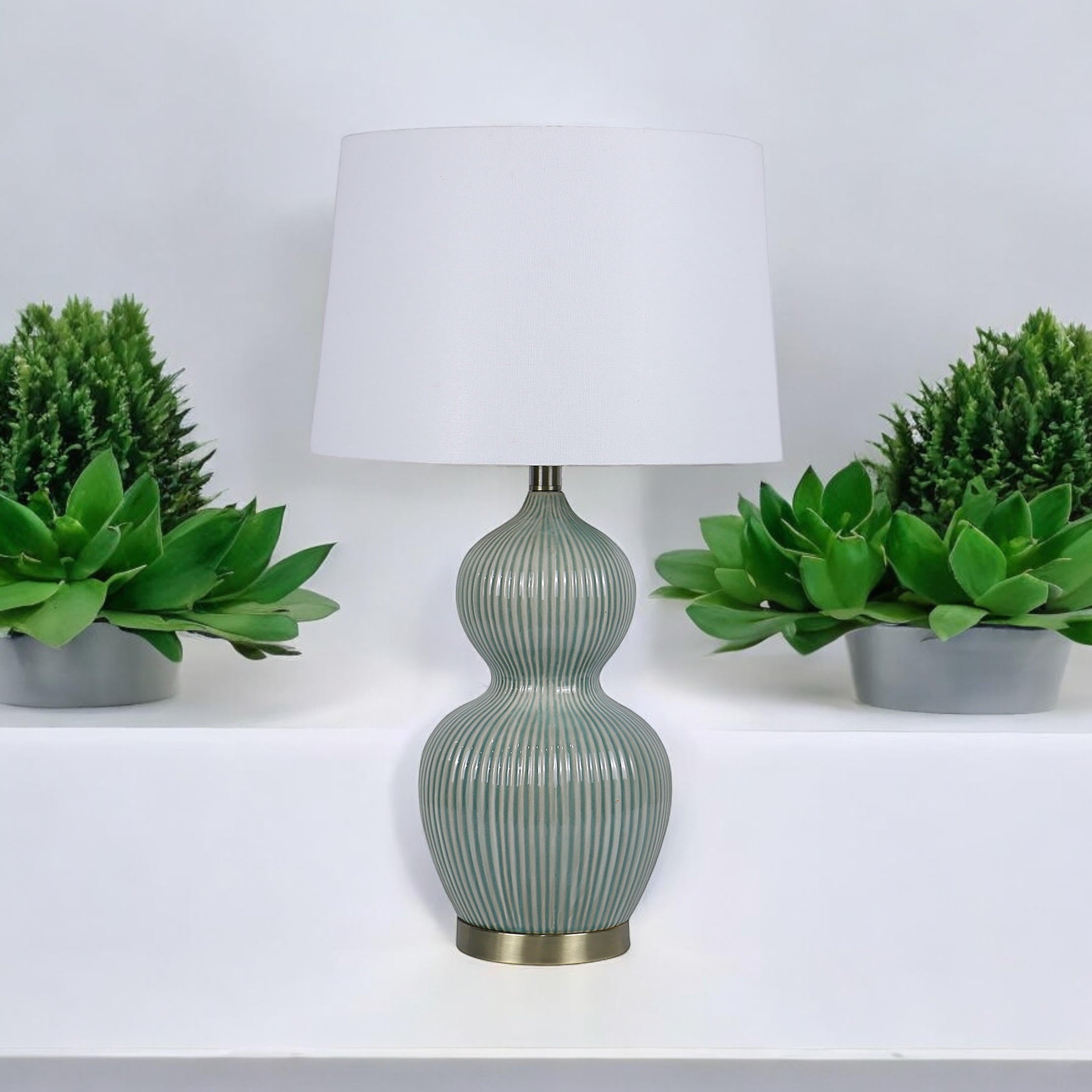 39CM LAMP AND SHADE