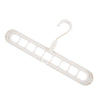 9-hole Clothes Hanger Organizer Space Saving Hanger Multi-function Folding Magic Hangers Drying Racks Scarf Clothes Storage