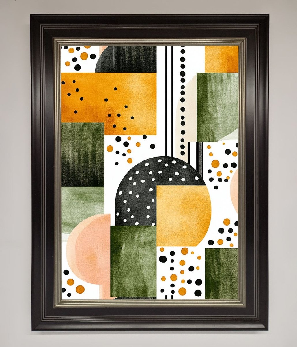 Abstract Shapes Colours Framed Wall Art - Zestio