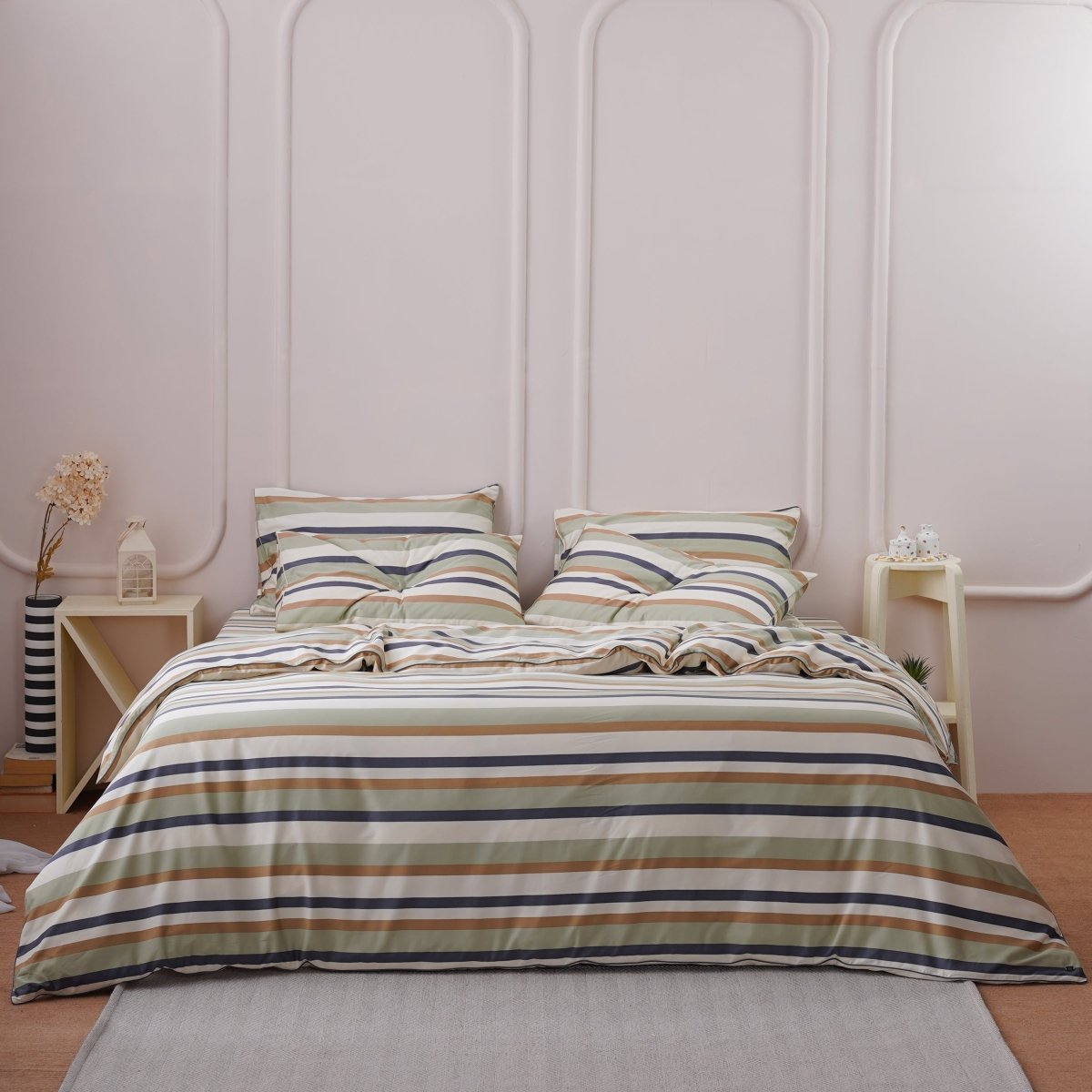 Ackly Bamboo - Harmony Stripe Duvet Cover - Zestio
