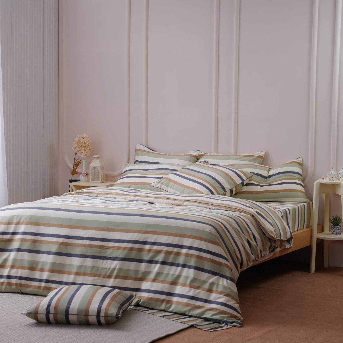 Ackly Bamboo - Harmony Stripe Duvet Cover - Zestio