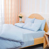 Ackly Bamboo Sky Blue Duvet Cover Set