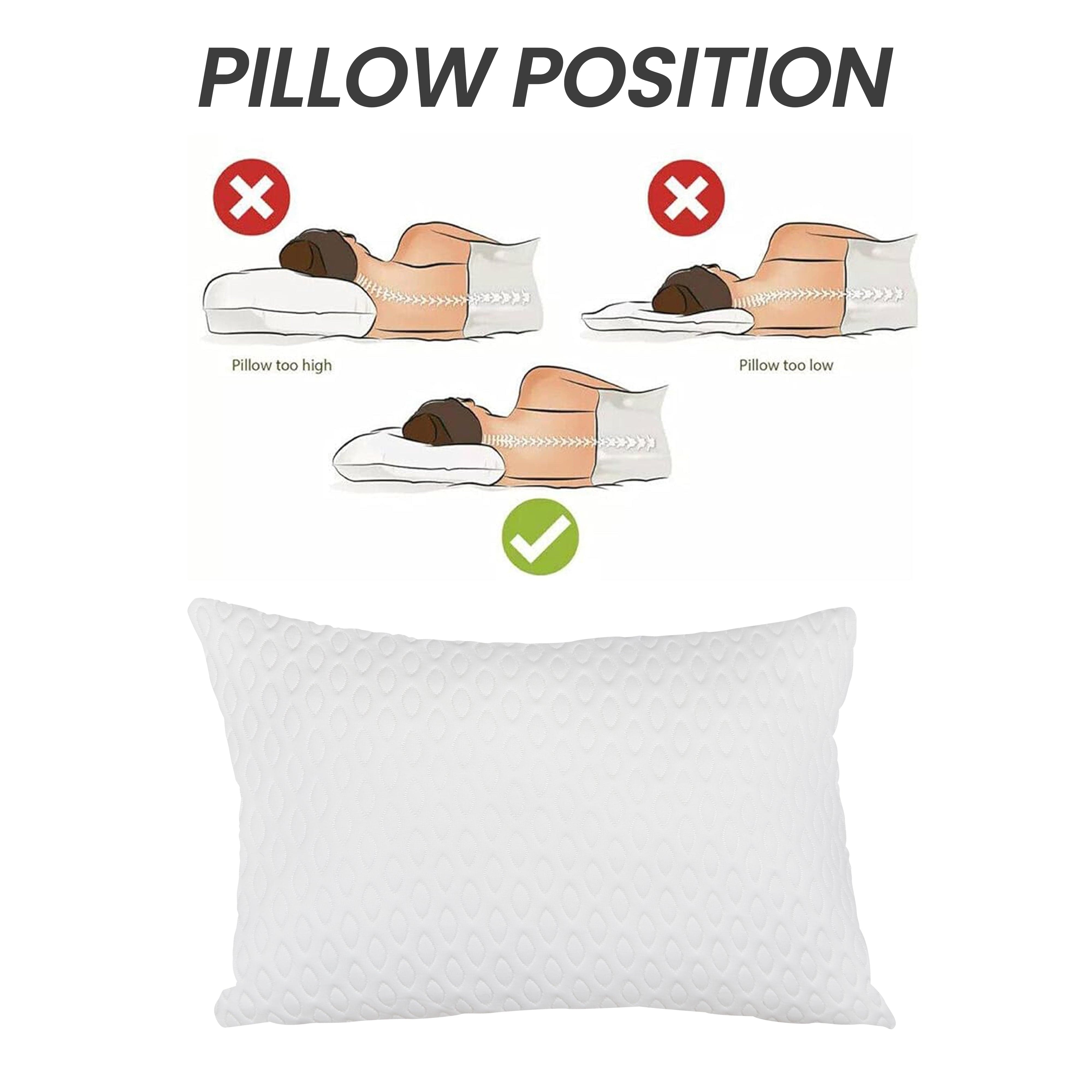 OLIVIA ROCCO Air Flow Pillow Hotel Quality Anti Snore Side Sleeper Premium Fibre Filling For Neck And Back Support With Breathable Cooling Technology