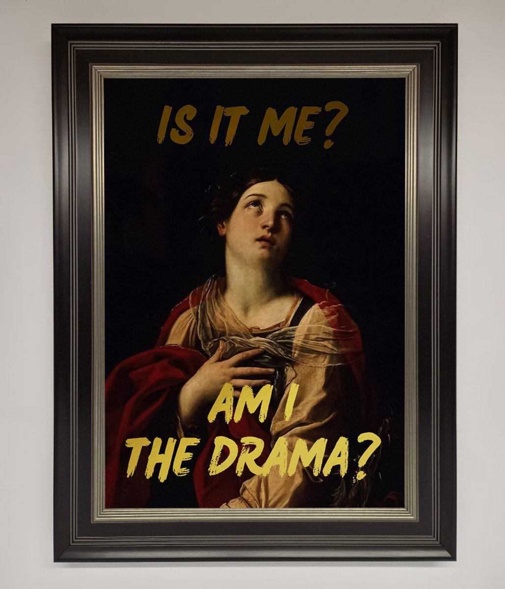 Am I The Drama Foil Print - Zestio