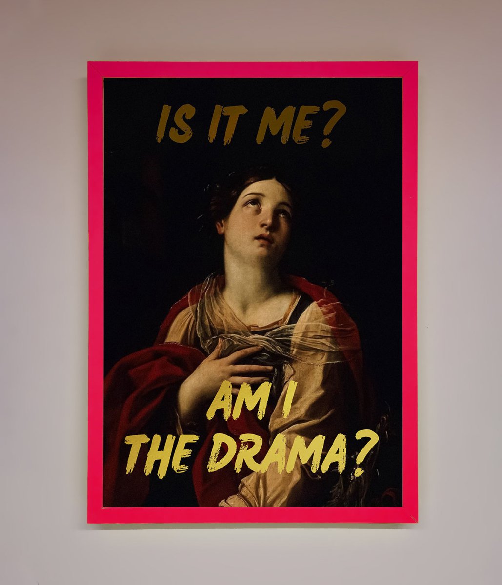 Am I The Drama Foil Print - Zestio