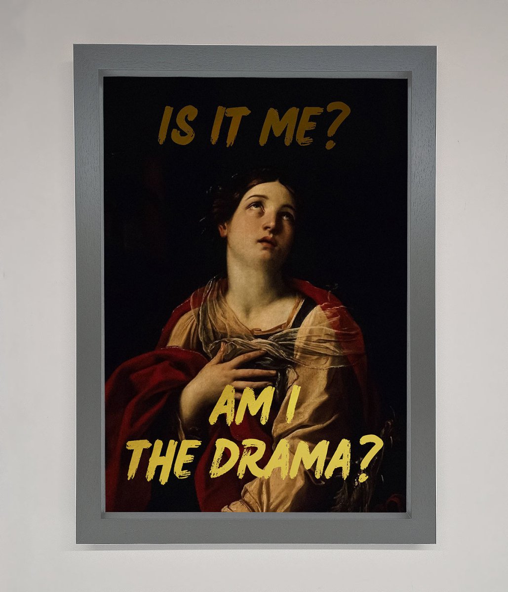 Am I The Drama Foil Print - Zestio