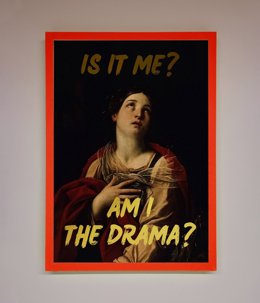 Am I The Drama Foil Print - Zestio
